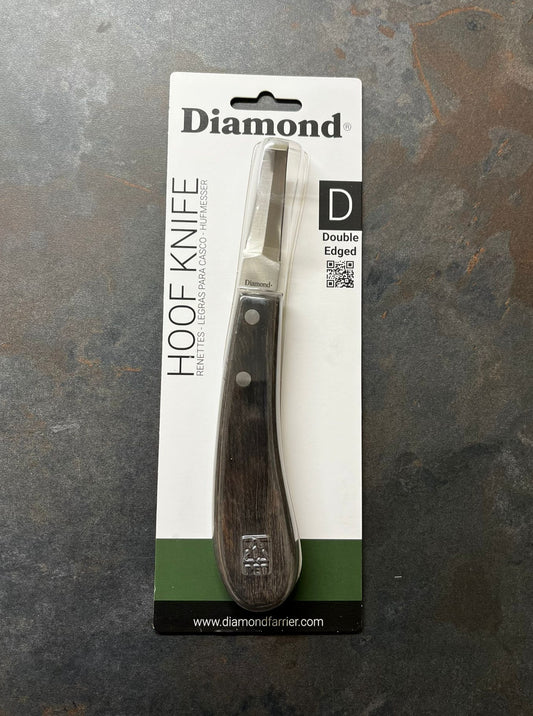 Diamond Double Edged Hoof Knife