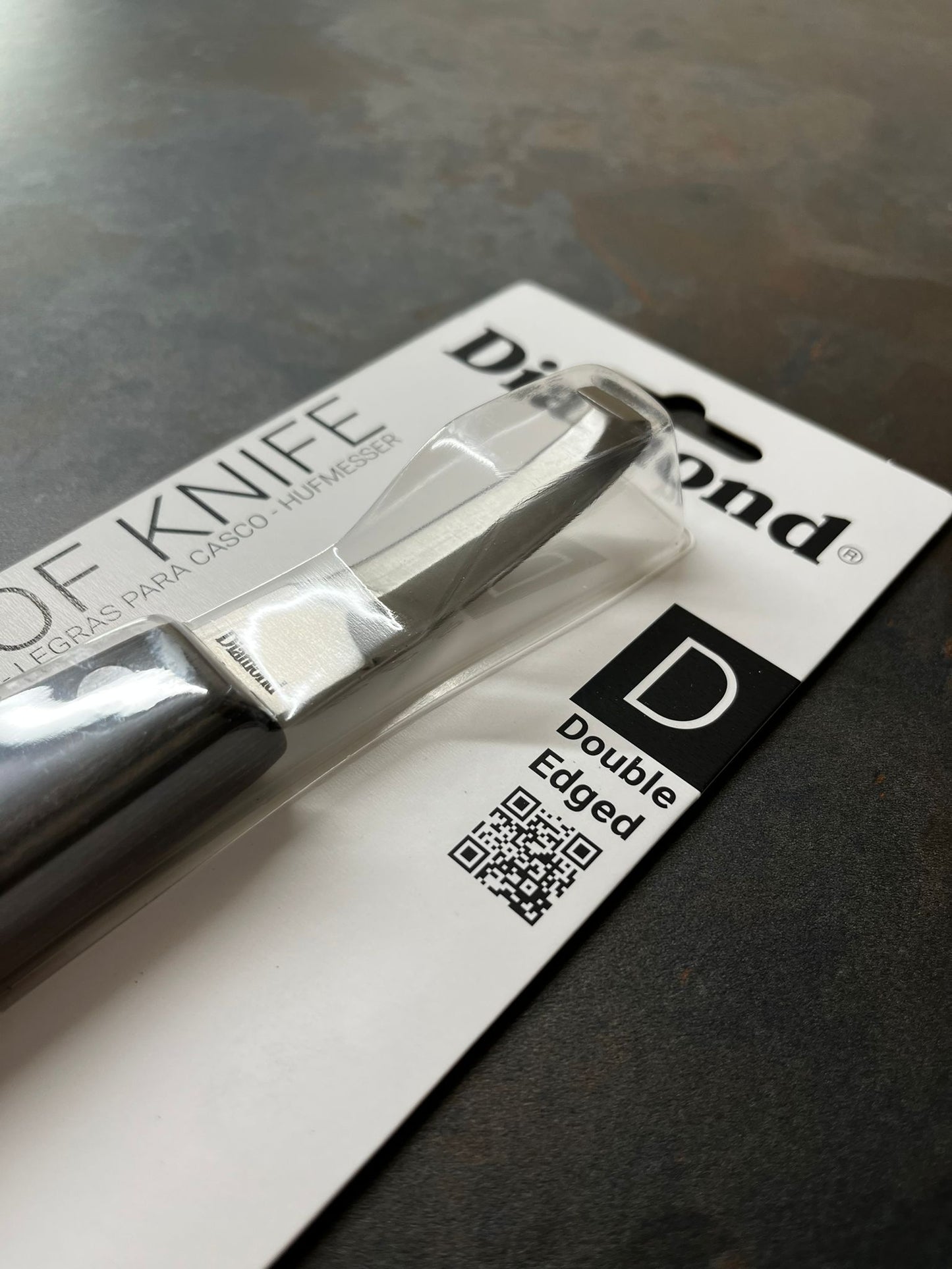 Diamond Double Edged Hoof Knife